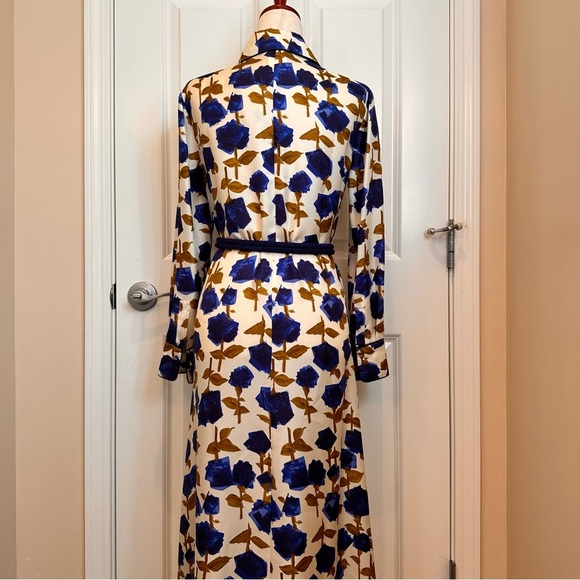 NWOT Max Mara Studio Label-cut 100% Silk Straight-line Dress Sz: US4 Spring - Picture 16 of 16